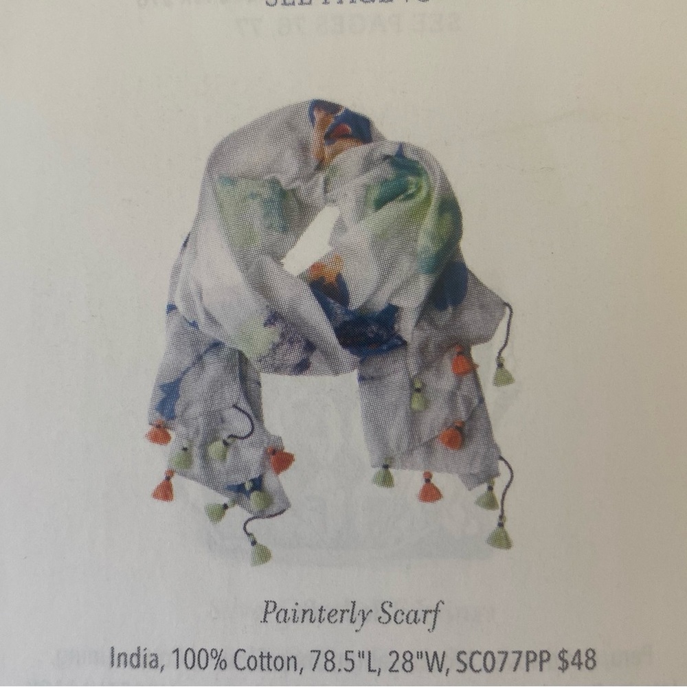 Noonday Collection Painterly Scarf - Picture 2 of 4